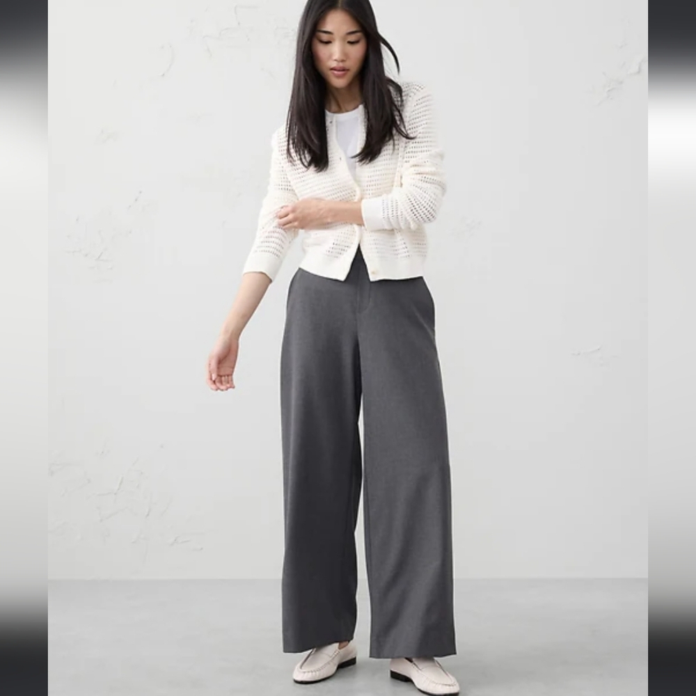 Banana Republic Hayden Wide Leg Pant Petite 6P